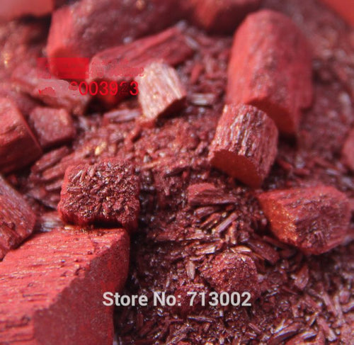 100g Powdered Ore zinnober Crystal pigment powder Evil spirits Talisman Taoists